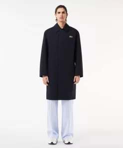 Trench Leger Deperlant En Twill De Coton | Lacoste New