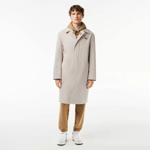 Trench Leger Deperlant En Twill De Coton | Lacoste Online