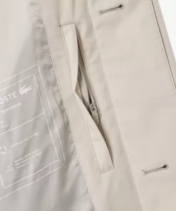 Trench Leger Deperlant En Twill De Coton | Lacoste Online