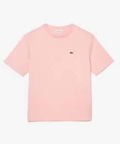 T-Shirt A Col Rond En Coton Premium | Lacoste Hot