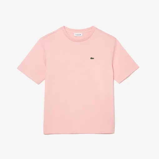 T-Shirt A Col Rond En Coton Premium | Lacoste Hot