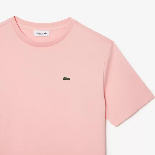 T-Shirt A Col Rond En Coton Premium | Lacoste Hot