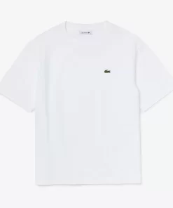 T-Shirt A Col Rond En Coton Premium | Lacoste Store