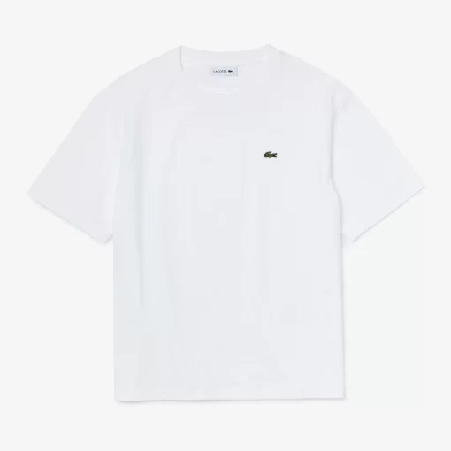 T-Shirt A Col Rond En Coton Premium | Lacoste Store