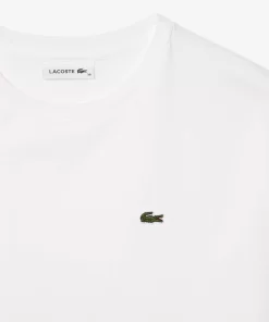 T-Shirt A Col Rond En Coton Premium | Lacoste Store