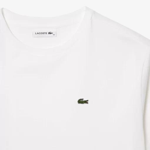 T-Shirt A Col Rond En Coton Premium | Lacoste Store