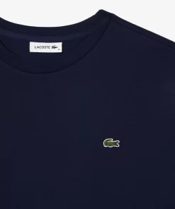 T-Shirt A Col Rond En Coton Premium | Lacoste Discount