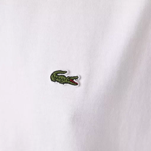 T-Shirt A Col Rond En Coton Premium | Lacoste Store