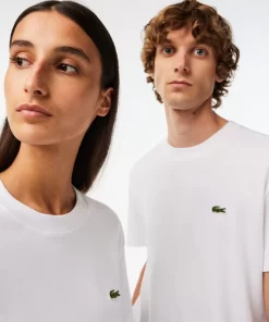 T-Shirt A Col Rond Unisexe En Coton Biologique Uni | Lacoste Sale