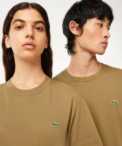 T-Shirt A Col Rond Unisexe En Coton Biologique Uni | Lacoste Online