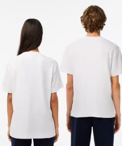 T-Shirt A Col Rond Unisexe En Coton Biologique Uni | Lacoste Sale