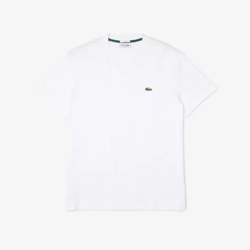 T-Shirt A Col Rond Unisexe En Coton Biologique Uni | Lacoste Sale