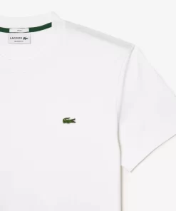 T-Shirt A Col Rond Unisexe En Coton Biologique Uni | Lacoste Sale