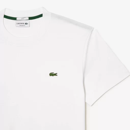 T-Shirt A Col Rond Unisexe En Coton Biologique Uni | Lacoste Sale