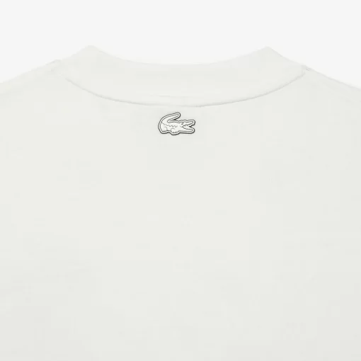 T-Shirt A Manches Longues Homme Loose Fit Imprime | Lacoste Clearance