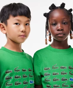 T-Shirt Avec Imprime Crocodile En Coton | Lacoste Store