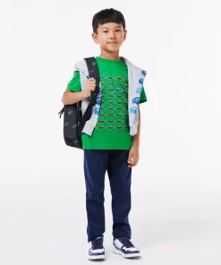 T-Shirt Avec Imprime Crocodile En Coton | Lacoste Store