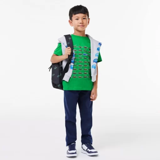 T-Shirt Avec Imprime Crocodile En Coton | Lacoste Store