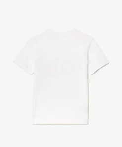 T-Shirt Avec Imprime Crocodile En Coton | Lacoste Hot