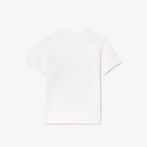 T-Shirt Avec Imprime Crocodile En Coton | Lacoste Hot