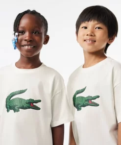 T-Shirt Avec Imprime Graphique En Coton | Lacoste Hot