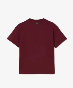 T-Shirt Avec Imprime Graphique En Coton | Lacoste Sale