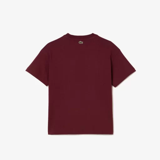 T-Shirt Avec Imprime Graphique En Coton | Lacoste Sale