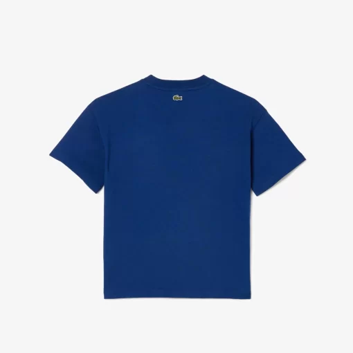 T-Shirt Avec Imprime Graphique En Coton | Lacoste Clearance