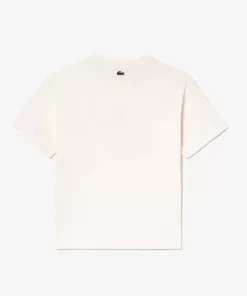 T-Shirt Avec Imprime Graphique En Coton | Lacoste Hot