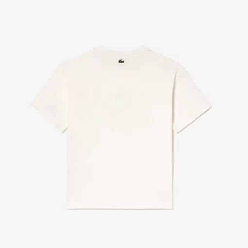 T-Shirt Avec Imprime Graphique En Coton | Lacoste Hot