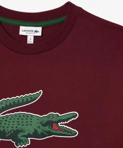 T-Shirt Avec Imprime Graphique En Coton | Lacoste Sale