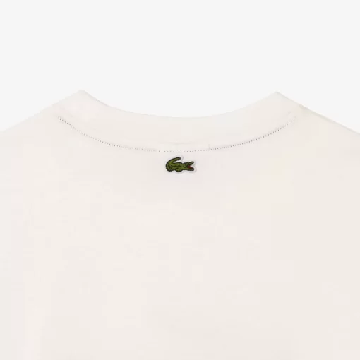 T-Shirt Avec Imprime Graphique En Coton | Lacoste Hot