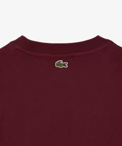 T-Shirt Avec Imprime Graphique En Coton | Lacoste Sale