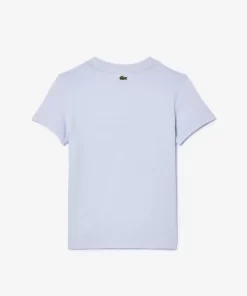 T-Shirt Avec Imprime Sigle En Jersey De Coton | Lacoste Outlet