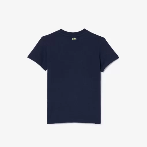 T-Shirt Avec Imprime Sigle En Jersey De Coton | Lacoste Fashion