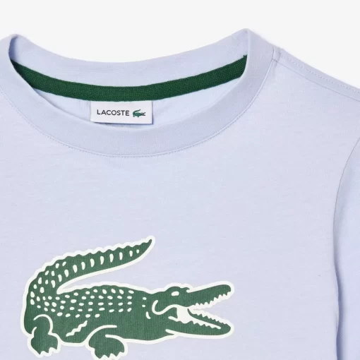 T-Shirt Avec Imprime Sigle En Jersey De Coton | Lacoste Outlet