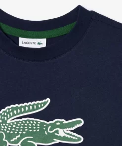 T-Shirt Avec Imprime Sigle En Jersey De Coton | Lacoste Fashion