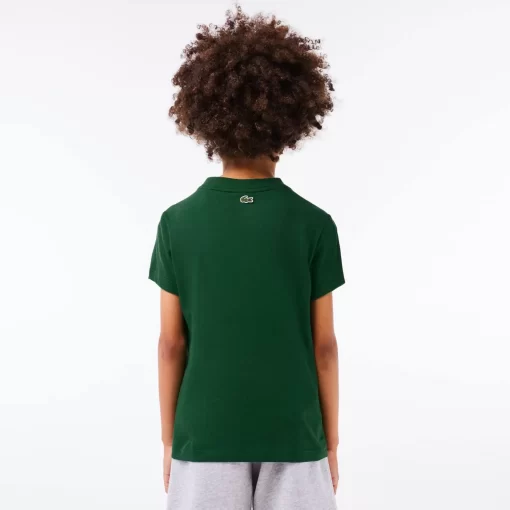 T-Shirt Avec Imprime Sigle En Jersey De Coton | Lacoste Cheap