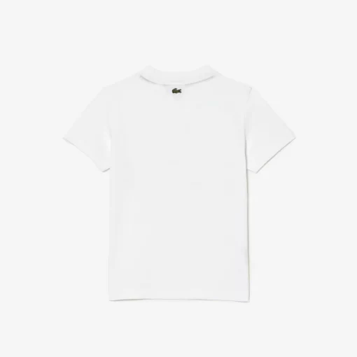 T-Shirt Avec Imprime Sigle En Jersey De Coton | Lacoste Store