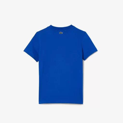 T-Shirt Avec Imprime Signature En Coton | Lacoste Cheap