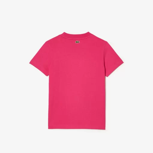 T-Shirt Avec Imprime Signature En Coton | Lacoste Outlet