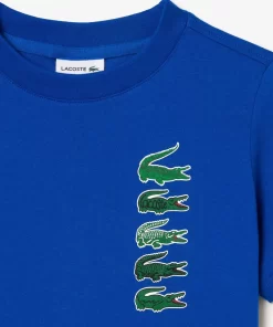 T-Shirt Avec Imprime Signature En Coton | Lacoste Cheap