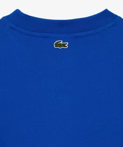 T-Shirt Avec Imprime Signature En Coton | Lacoste Cheap