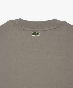 T-Shirt Brode Loose Fit En Jersey De Coton Epais | Lacoste Sale