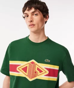 T-Shirt Col Rond Homme Loose Fit Imprime | Lacoste Cheap