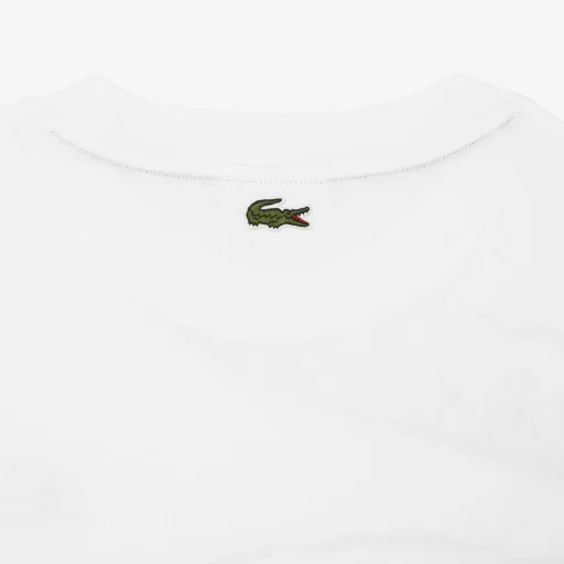 T-Shirt Col Rond Homme Loose Fit Imprime Crocodile | Lacoste Cheap