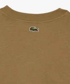 T-Shirt Col Rond Homme Loose Fit Imprime Crocodile | Lacoste Best Sale