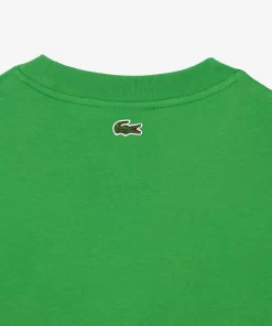 T-Shirt Col Rond Homme Loose Fit Imprime Crocodile | Lacoste Online