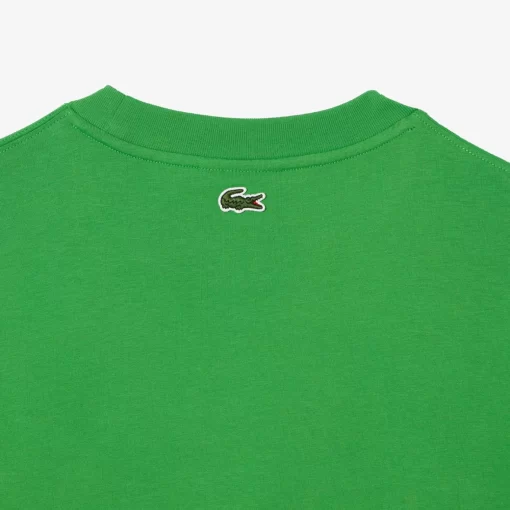 T-Shirt Col Rond Homme Loose Fit Imprime Crocodile | Lacoste Online