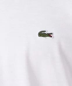 T-Shirt Col V En Jersey De Coton Pima Uni | Lacoste Online